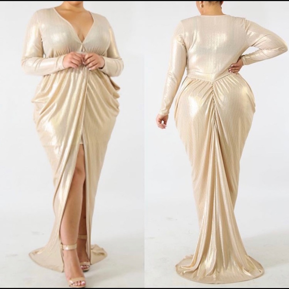 Gold Shimmer Gown